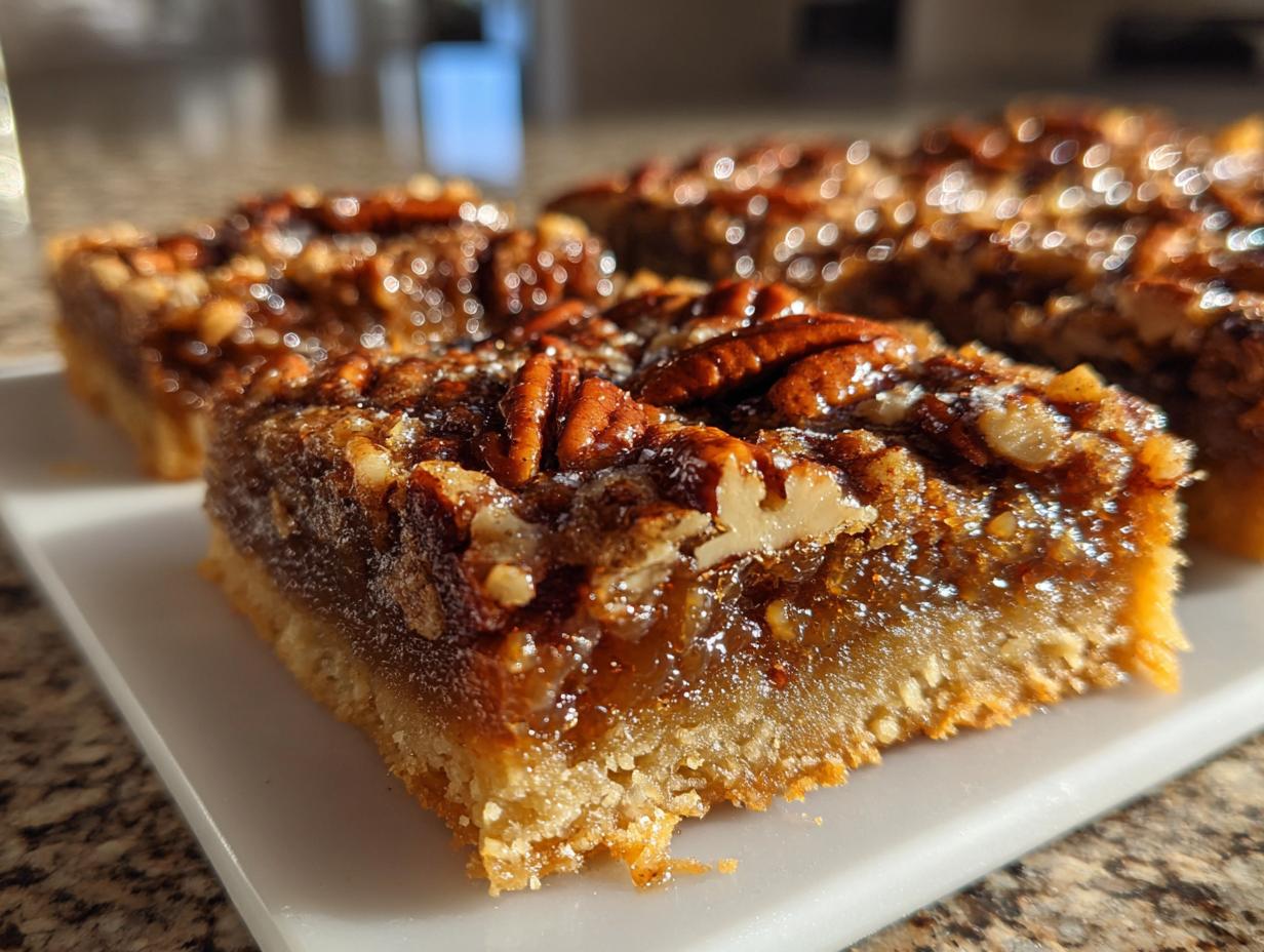 5-Ingredient Sugar Free Pecan Pie Bars – Keto Bliss in Every Bite