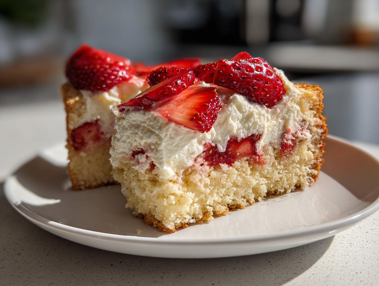Sugar Free Strawberry Mascarpone Cake (Low Carb) - detail 1